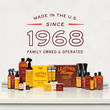 Leather Honey Leather Conditioner, Since 1968. for All Leather Items Including Auto, Furniture, Shoes, Purses and Tack. Non-Toxic and Made in the USA / 8 Fl Oz (Pack of 1)