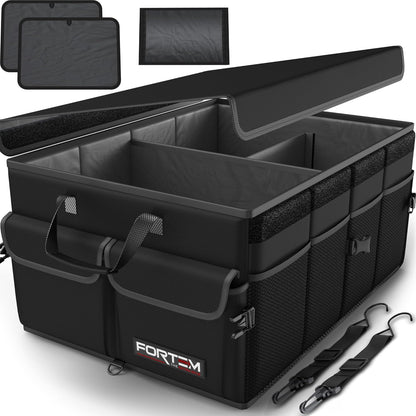 50L Foldable SUV Trunk Organizer with Soft Cover