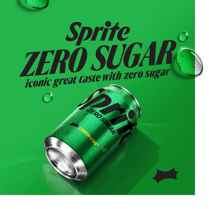 Lemon Lime Soda Soft Drinks, 7.5 fl oz, 10 Pack,Cans