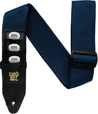 Black Polypropylene Guitar Strap, Adjustable 41-72 in. - photo 4