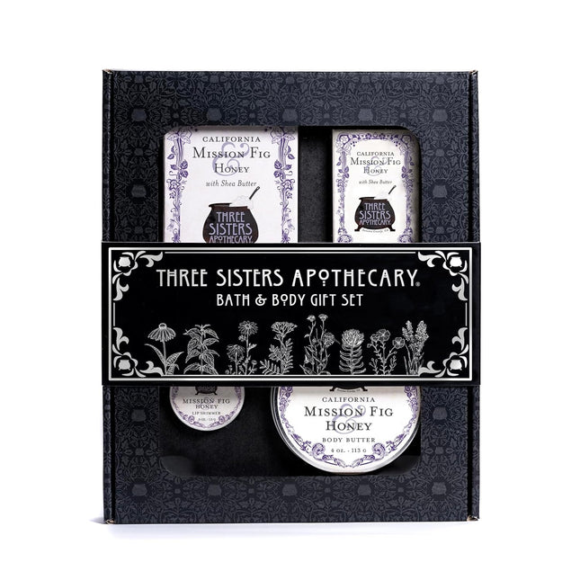 Bath & Body Boxed Gift Set (California Mission Fig and Honey)