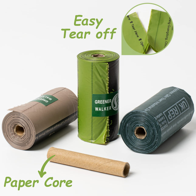 Poop Bags for Dog Waste-540 Bags,Extra Thick Strong 100% Leak Proof Dog Waste Bags (Green) - photo 2