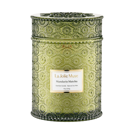 Eucalyptus Sage Fresh Scented Candles for Home, 19 oz Soy Wax