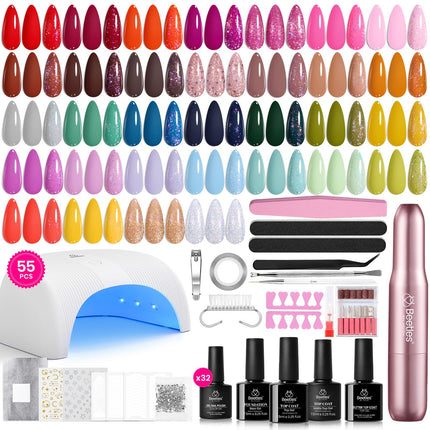 Gel Polish Set, colección Fingertip Palette, 32 colores