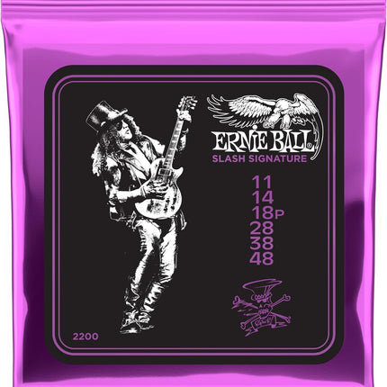 Ernie Ball Slash Signature Electric Guitar Strings 11-48 Gauge (P02200)