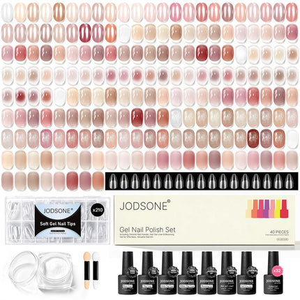 36 PCS Gel Nail Polish Set-32 Colors Gel Polish Kit Base Coat Glossy Matte and Glitter Top Coat Nail - photo 15
