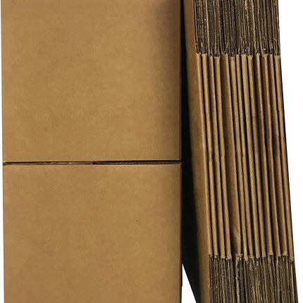 Amazon Basics Cardboard Moving Boxes for Packing and Shipping, Small Size, 16" x 10" x 10", Brown, 15-Pack