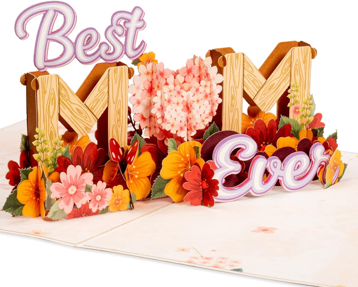3D Mother's Day Pop-Up Card, Best Mom Ever