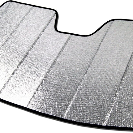 Custom Fit Car Sun Shade Windshield | Sun Visor | Car Window Shades | Fold Up Front Sunshade Visor | Compatible with BMW X3 2003-2010 | CFS-031-S | Silver & Grey 1-pc Set
