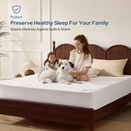 Waterproof Mattress Protector, Queen Size Mattress Pad Noiseless - photo 2