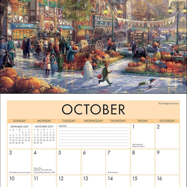 Thomas Kinkade Studios® 2027 Deluxe Wall Calendar