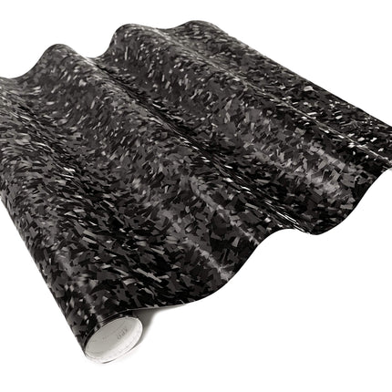 Forged Composite Carbon Vinyl Wrap Roll (1ft x 5ft, Black)