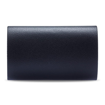 Safety Razor Head Protecting Leather Cover, Genuine Cowhide Leather Double Edge Safety Razor Case Accessories for Travel, Butterfly Razor Case (Black)