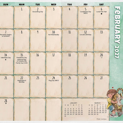 2027-2028 Gary Patterson - Cats Pocket Planner