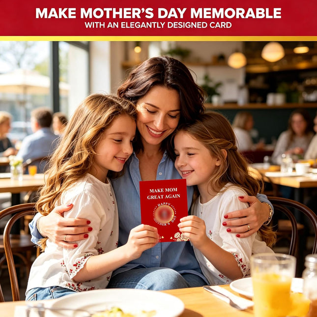 Funny Mother's Day Greeting Card, Make Mother's Day Great Again Gift for