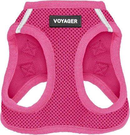 Fuchsia Step-In Air Mesh Pet Vest Harness, Small