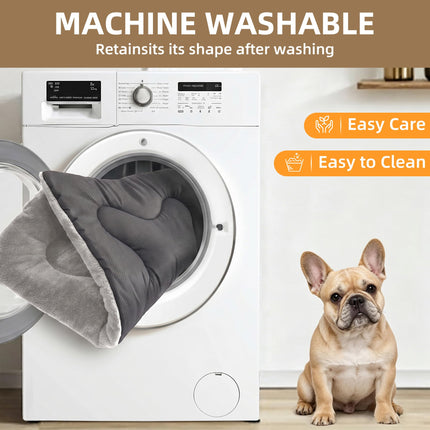 Cama para perro de 36" para jaula metálica, tapete lavable para dormir para mascotas medianas/grandes