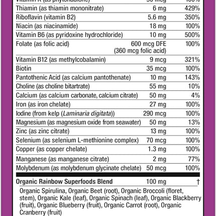 Rainbow Light Prenatal One Multivitamin -- 120 Tablets
