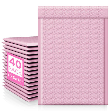 Bubble Mailers 10.5x16 Inch 40 Pack Self Seal Padded Envelopes