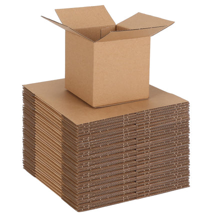 12x12x12 Shipping Boxes 10 Pack, Brown Corrugated Cardboard Boxes with Side-Lock and Pre-Applied Double-Sided Tape, Easy Assemble Packing Mailer Boxes for Small Business Shipping