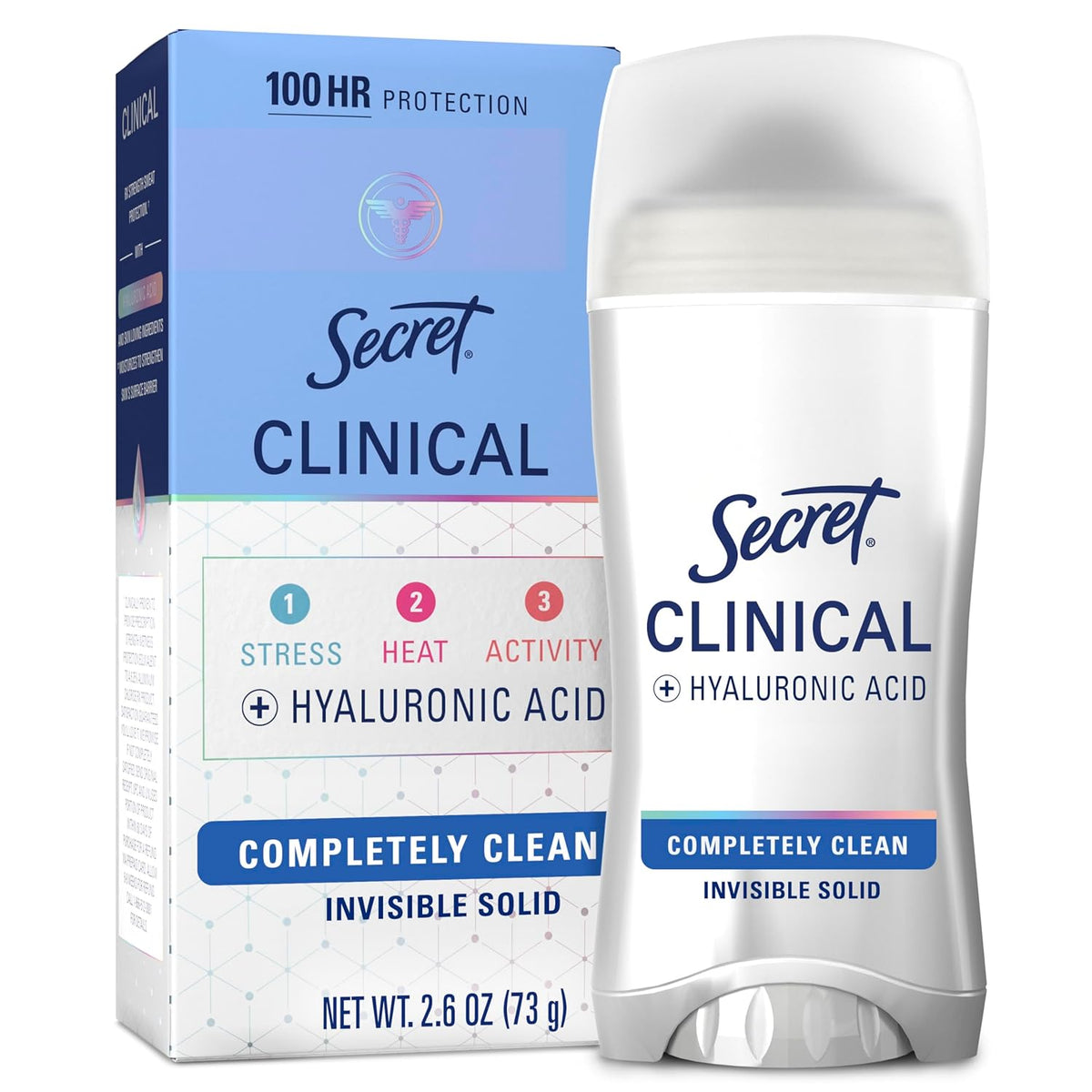 Clinical Strength Antiperspirant Deodorant for Women, 100hr Sweat & Odor Protection, 3X Stress Protection with