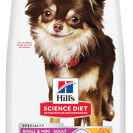 Hill's Science Diet Adult Sensitive Stomach & Skin Small & Mini Dry Dog Food, Chicken, 4 lb. Bag (Updated Formula)