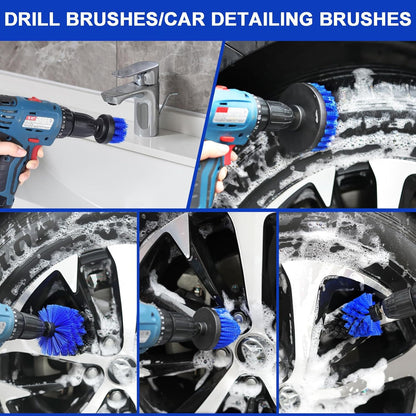 62'' Car Wash Brush Kit with Long Handle, Microfiber Car Wash Mop Mitt - photo 4