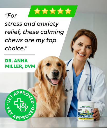 Advanced Calming Hemp Treats for Dogs - Hemp Oil + Melatonin - photo 5