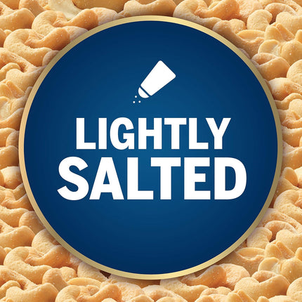 PLANTERS Deluxe Lightly Salted Whole Cashews, 18.25 oz. Resealable Container - Lightly Salted Cashews & Lightly Salted Nuts - Snacks for Adults & Kids - Vegan Snacks, Kosher