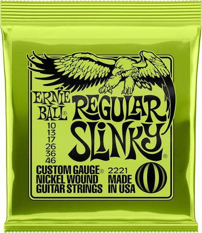 Regular Nickel Wound Electric Guitar Strings, 10-46 Gauge