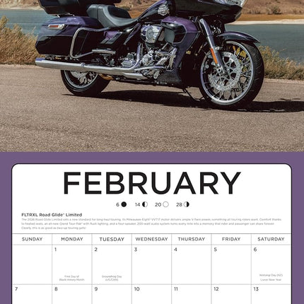 Harley-Davidson 2027 12x12: 16-Month Calendar--September 2026 through December 2027