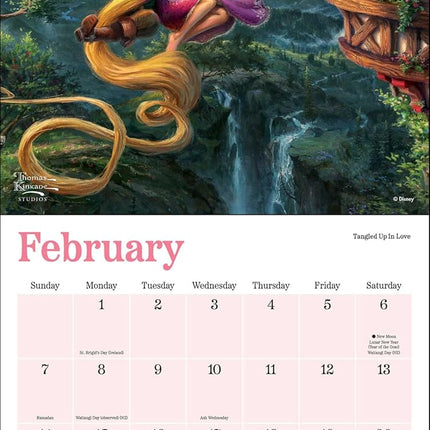 Disney Dreams Collection by Thomas Kinkade Studios 2027 Mini Wall Calendar