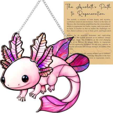 Axolotl Christmas Ornament, Beach Ornaments for Tree, Sea Turtle Gift for Women, Beach Gifts for Women, Christmas Stocking Stuffers Ideas, White Elephant Gifts (Axololt)