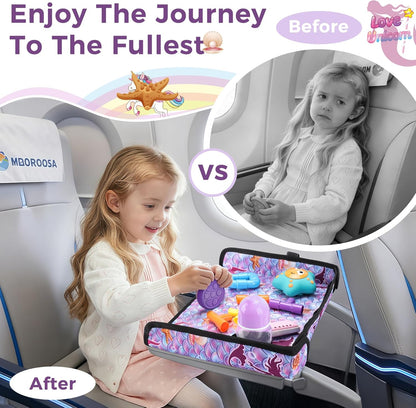 Airplane Tray Table Cover – Foldable Travel Tray Cover for Toddlers 1-3 – Universal Fit for Airplane - photo 5