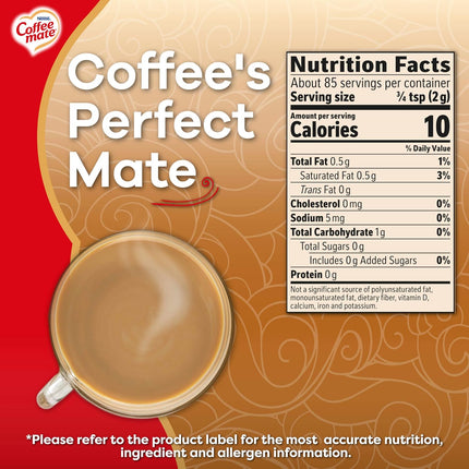 Nestle Coffee mate Original Powdered Coffee Creamer, 6 Ounce
