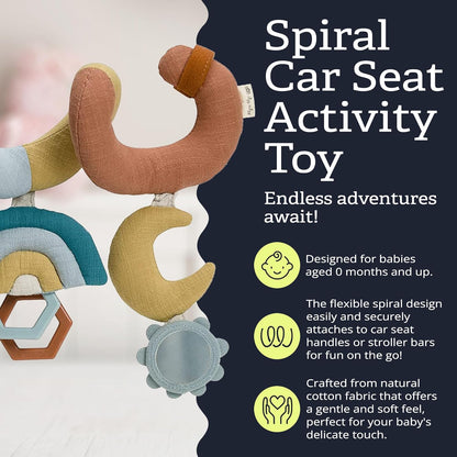 Rainbow Spiral Car Seat & Stroller Activity Toy - photo 4