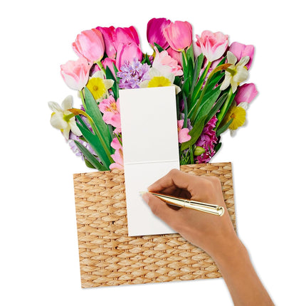 Hallmark Mother's Day Pop Up Card, Spring Flower Bouquet (Wishing You a Beautiful Day) Large Paper Wonder Card for Birthdays, Easter, Bridal Shower
