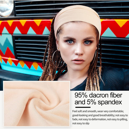 12 Pcs Stretchy Headbands for Women, Absorbed Sport Headband