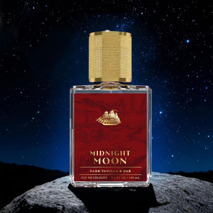 Signature Cologne for Men, Midnight Moon Premium Scent with Notes of Dark Vanilla + Oak, 3.4 fl oz - photo 4