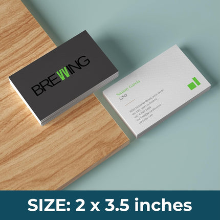 Custom Business Cards - Upload Your Design - 16pt Cardstock (50 Cards)