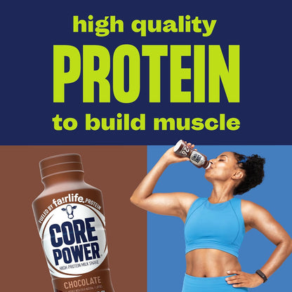 Chocolate Protein Shake, 26g Bottle, 14 fl oz, 12 Pack - photo 3