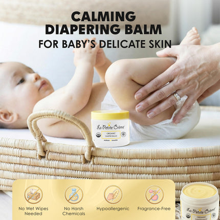 Diaper Balm - Healing & Nourishing Diaper Rash Cream, 4 oz