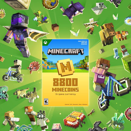 Minecraft | 8800 Minecoins Pack | Digital Code | AMAZON EXCLUSIVE