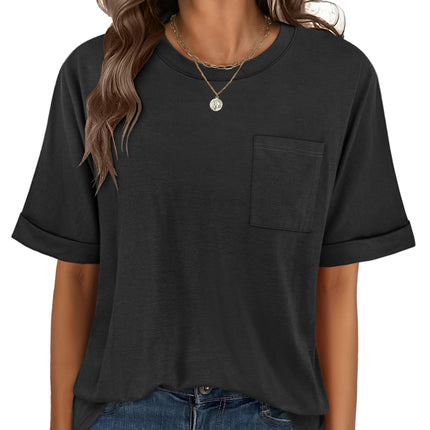 Blusas de mujer de manga corta, camisetas oversize