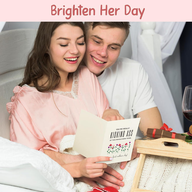 Funny Mothers Day Card For Mom From Son, Daughter, Kid