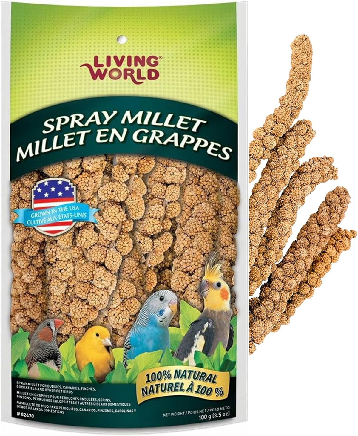 Millet Spray for Birds, 3.5 Oz