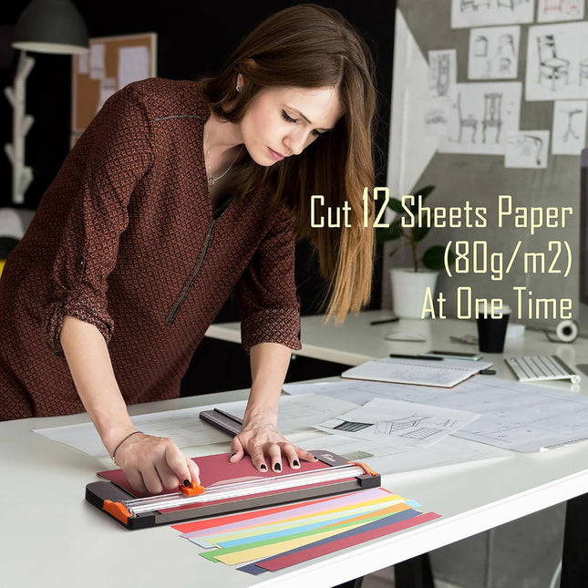 A4 Paper Cutter 12 Inch Titanium Paper Trimmer Scrapbooking Tool