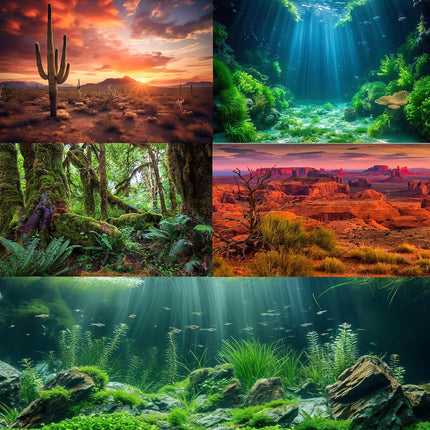 Rock Wall Reptile Habitat Background Greenery-Infused Room Vertical Moss Wall Terrarium Background Nature's Embrace Tropical Green Plants Fish Tank Background Moss Wall Aquarium Background 36x18in