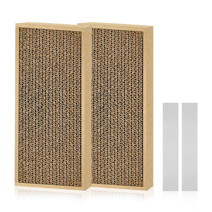 Splicing Cat Scratch Pad: Cat Scratchers for Indoor Cats and Kitten, 2 Pack Cat Scratching Pad, Cat Scratcher Cardboard, Scratching Pad, Premium Scratch from Cats, Double-Sided Design