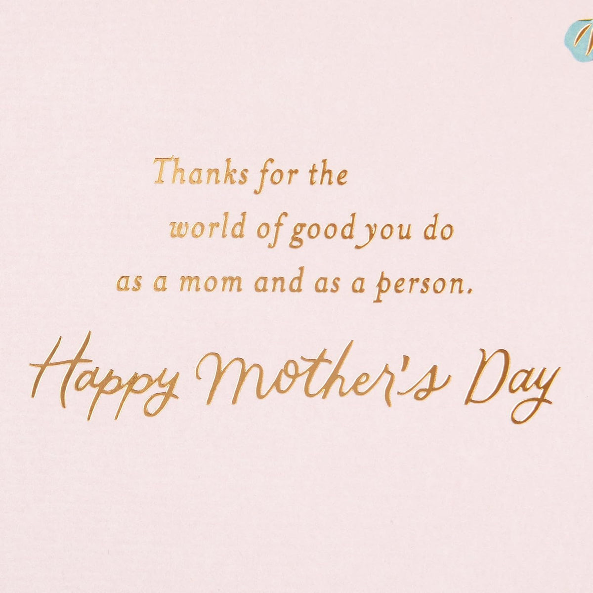 Mother's Day Card with Floral Gemstone Design - photo 4